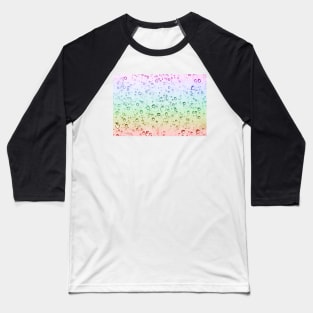 Rainbow of Raindrops Baseball T-Shirt